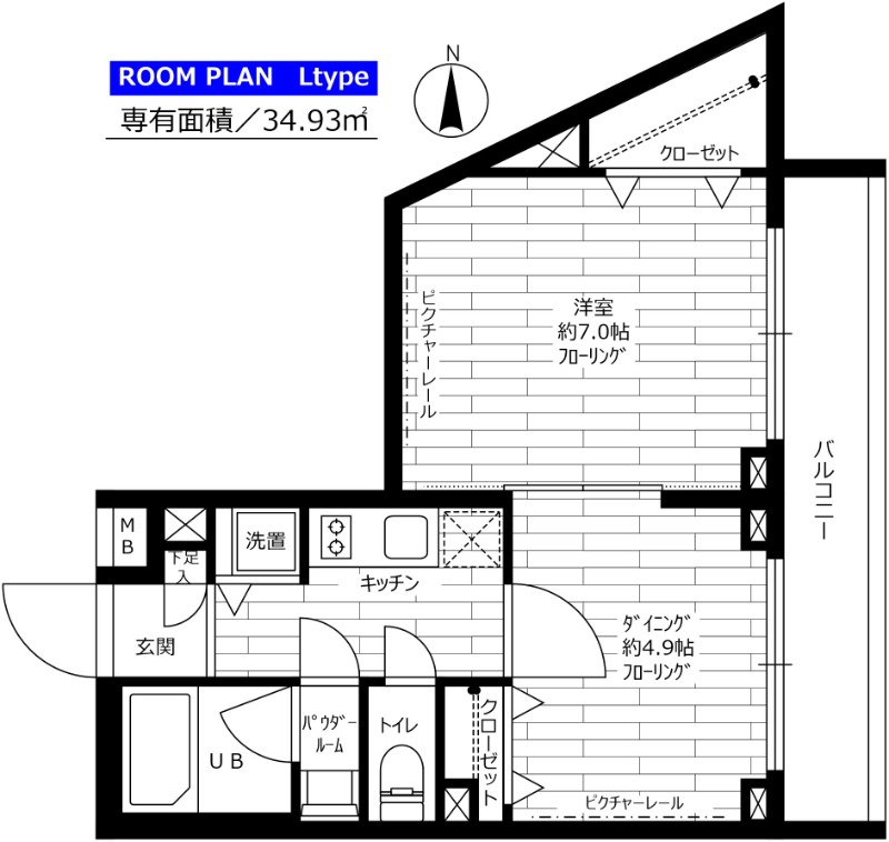 ステージファースト西大井一番館 404号室 間取り