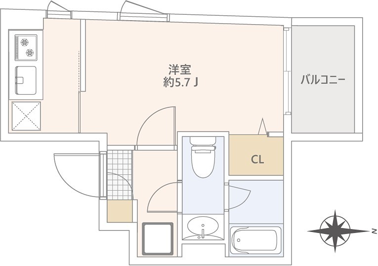 GranDuo世田谷XIII 403号室 間取り