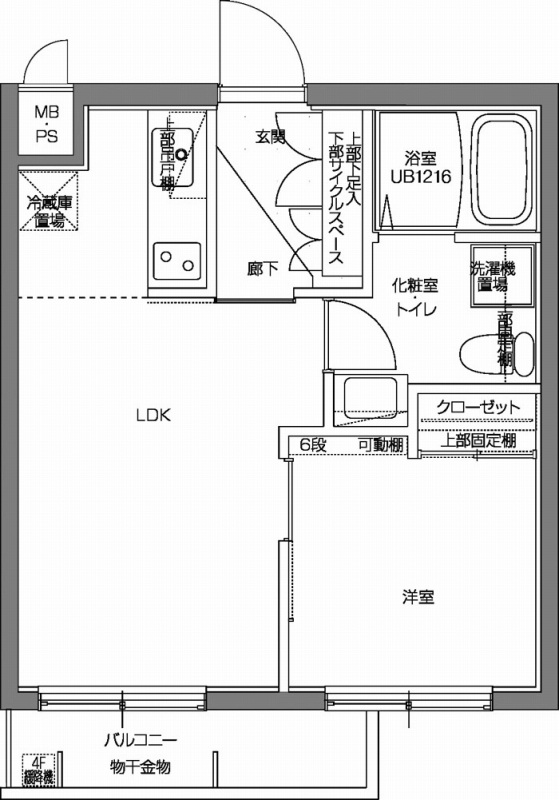 パティーナV代々木上原 402号室 間取り