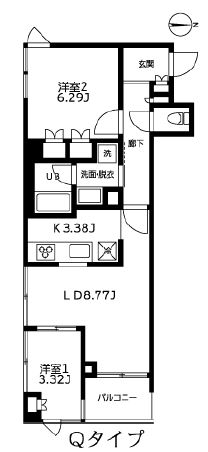 カーザビアンカ 間取り図