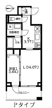 カーザビアンカ 間取り図