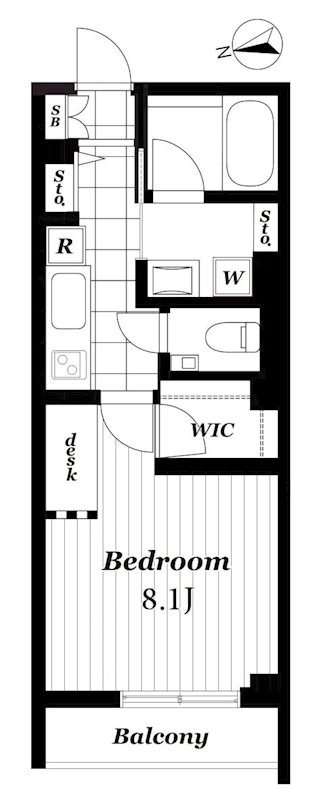 風香東新宿 間取り図