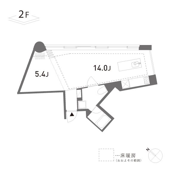 GROVE 202号室 間取り