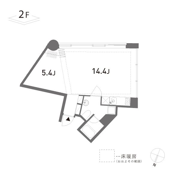GROVE 204号室 間取り