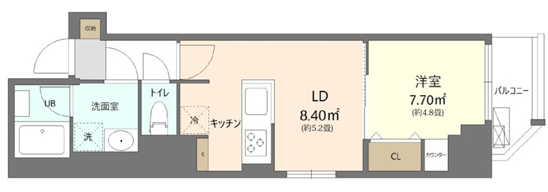 Reframe5 早稲田 503号室 間取り