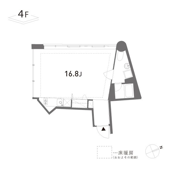 GROVE 405号室 間取り
