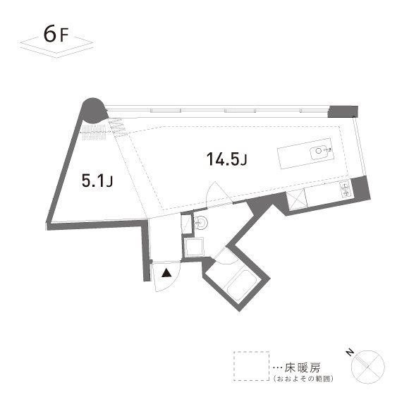 GROVE 602号室 間取り