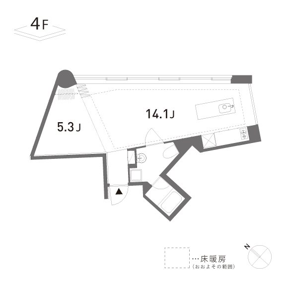 GROVE 402号室 間取り