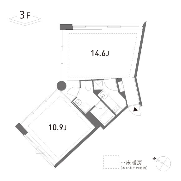 GROVE 301号室 間取り