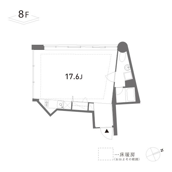 GROVE 805号室 間取り