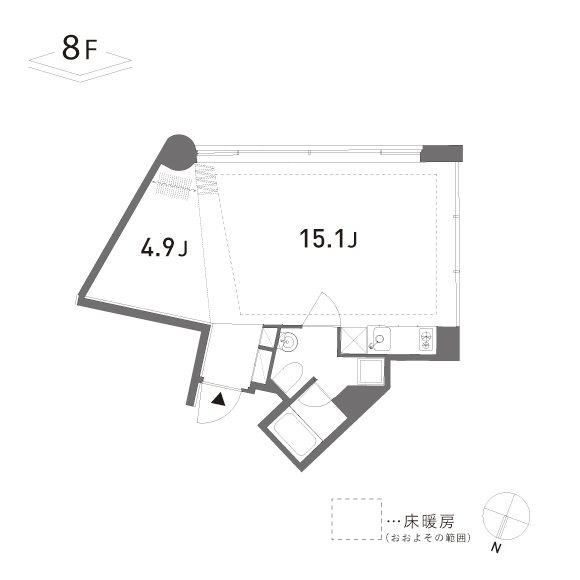 GROVE 804号室 間取り