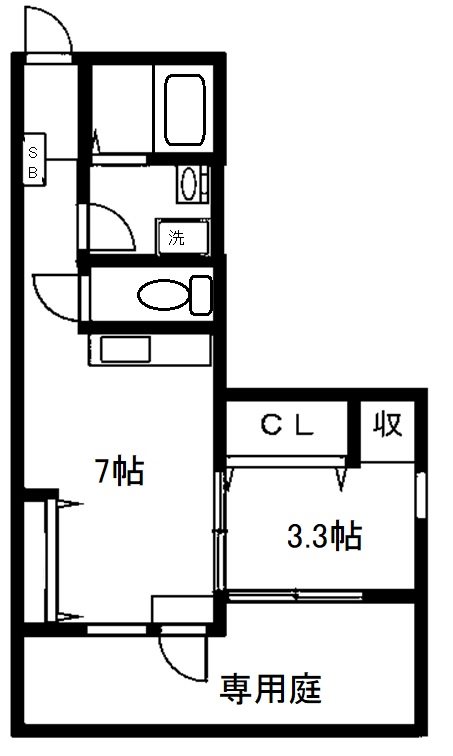 ジュンベリー 102号室 間取り