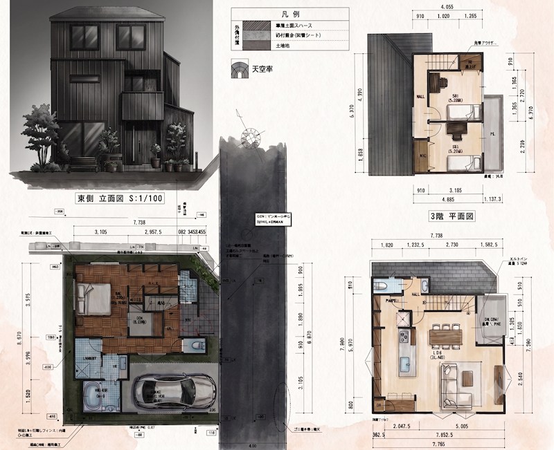 東が丘１丁目戸建 間取り