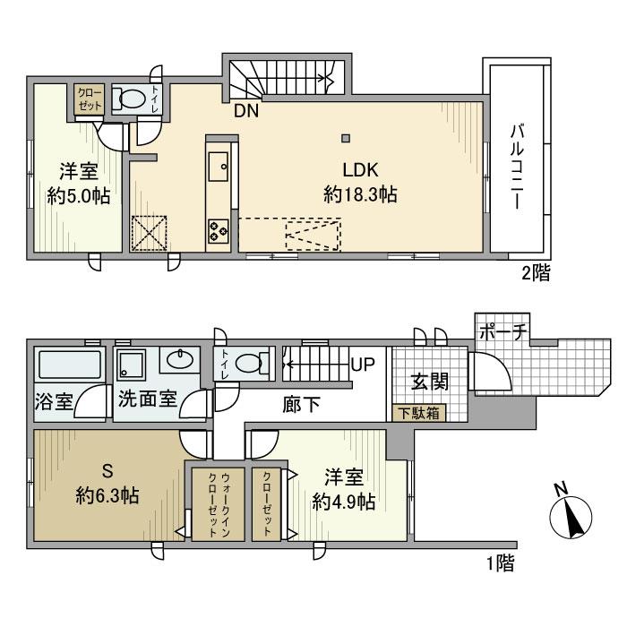 上荻戸建 間取り
