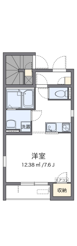 クレイノセレネ 101号室 間取り