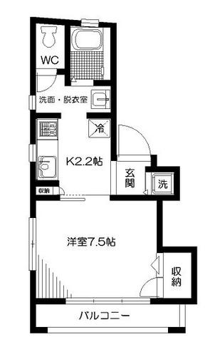 リヒャルト市谷薬王寺 間取り図
