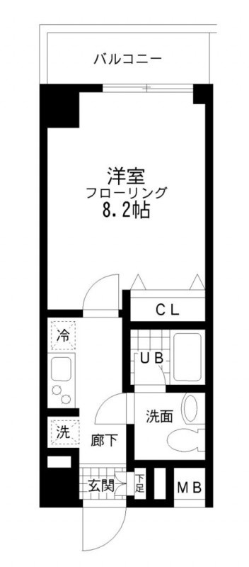 レジディア桜上水 0303号室 間取り