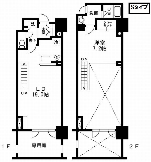 レジディア杉並方南町 0129号室 間取り
