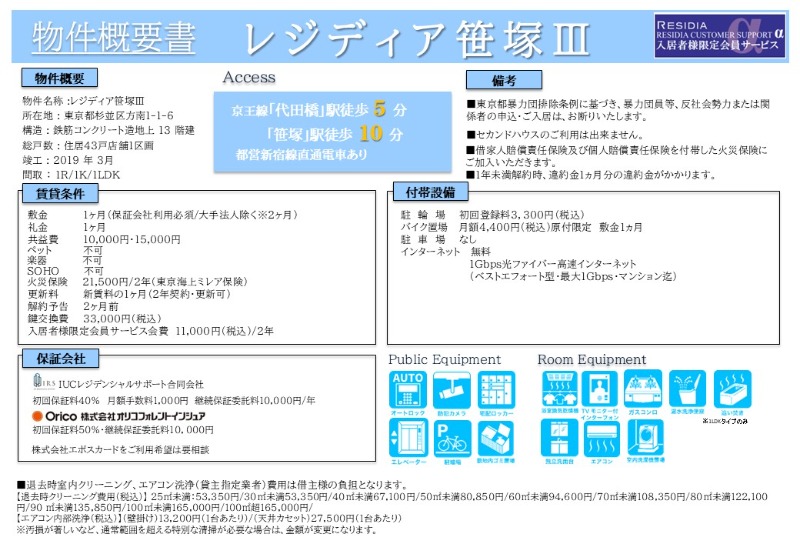 レジディア笹塚Ⅲ その他10