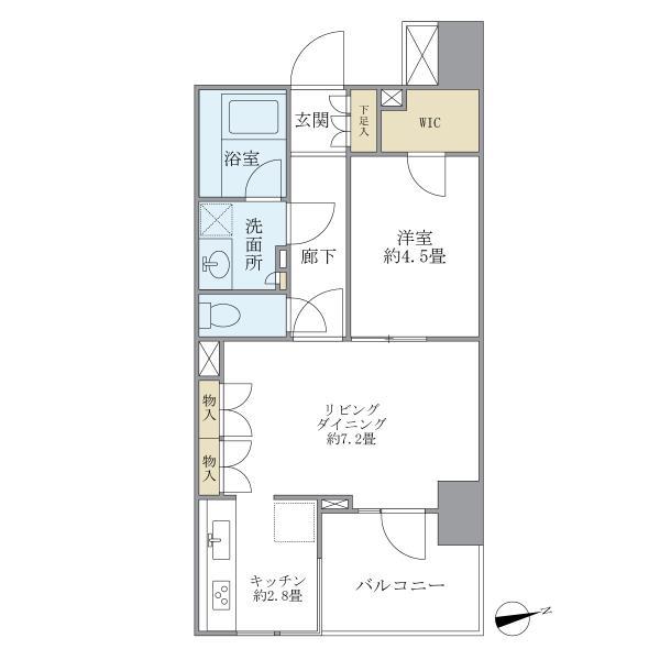 フォルム四谷外苑東 404号室 間取り