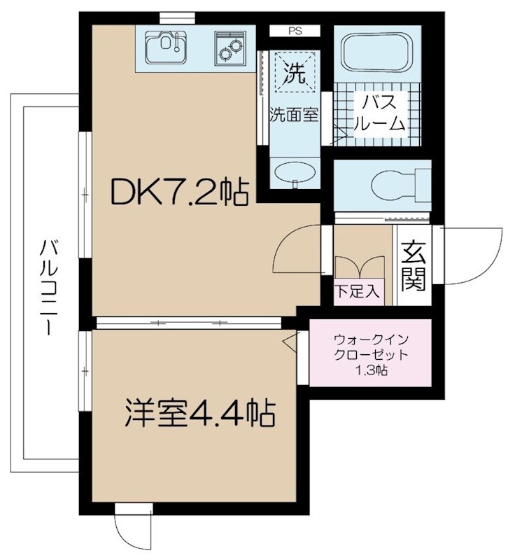 アルム西新宿 301号室 間取り