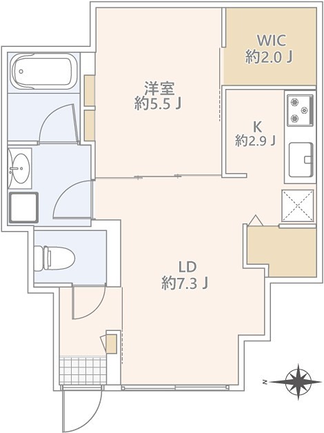 GranDuo代沢III 間取り図