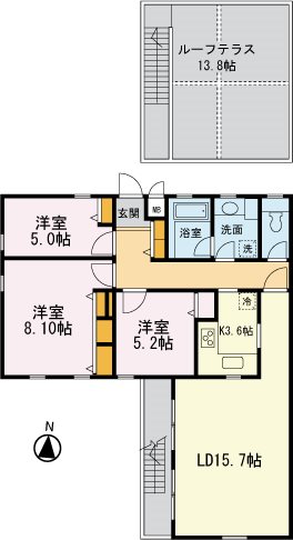 サリーレ成城 間取り図