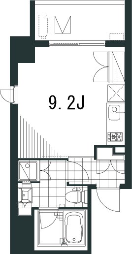 ラティエラ文京音羽 1201号室 間取り