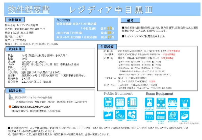 レジディア中目黒Ⅲ その他2