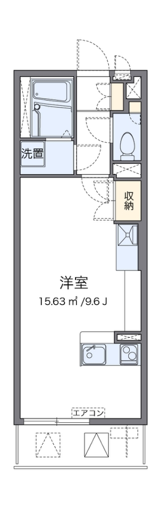 レオネクスト亜土 204号室 間取り