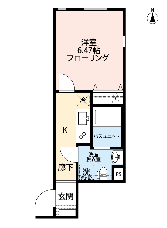 ＴＨＥ　ＣＬＡＳＳ 303号室 間取り