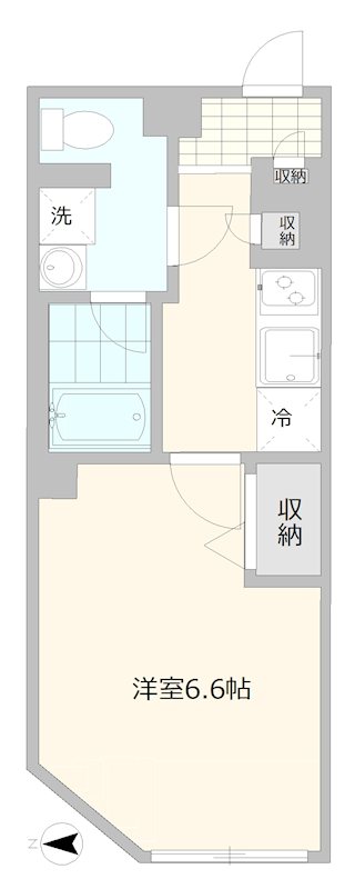 フェリーチェ阿佐ヶ谷J 101号室 間取り