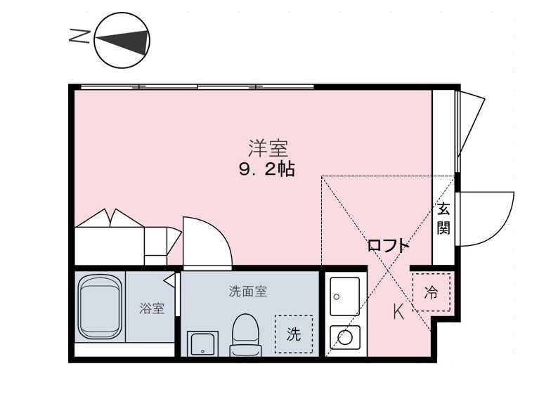 EDIT北池袋 403号室 間取り