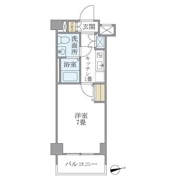 リアルスウィート三軒茶屋 204号室 間取り