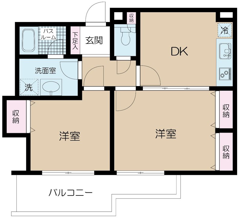 スカイヒル荻窪 304号室 間取り