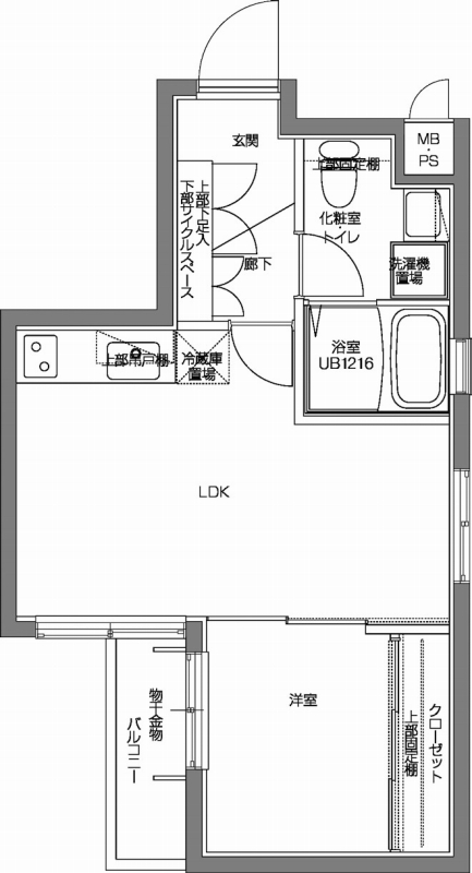 パティーナV代々木上原 401号室 間取り