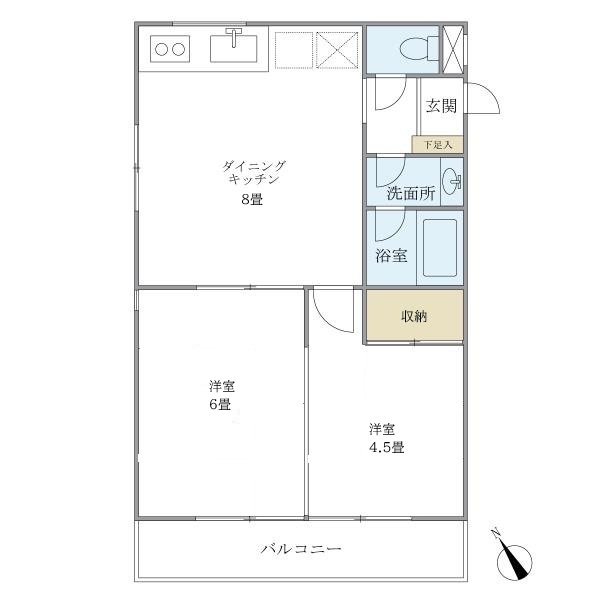 メゾン美羅樹Ｉ 105号室 間取り
