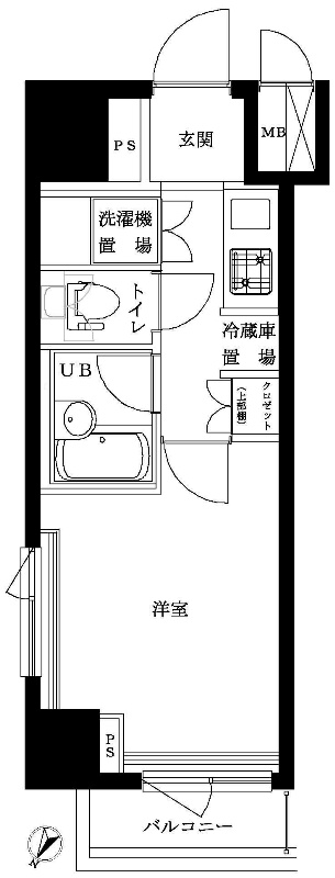 ルーブル豊島千石 907号室 間取り