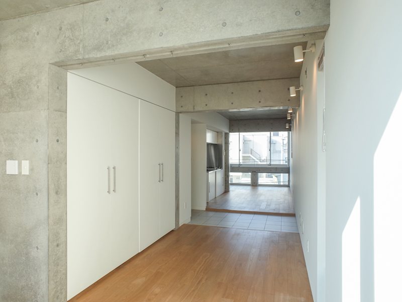 apartment nonet ベッドルーム