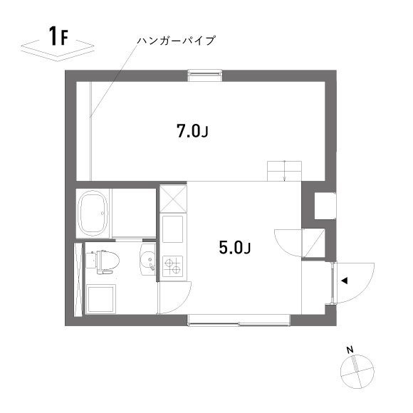 ALVA 101号室 間取り