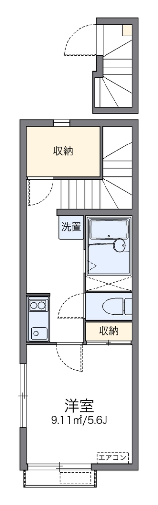 レオネクストかず 202号室 間取り
