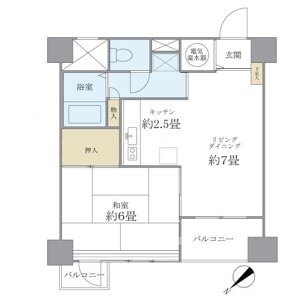 グランドメゾン田町 616号室 間取り