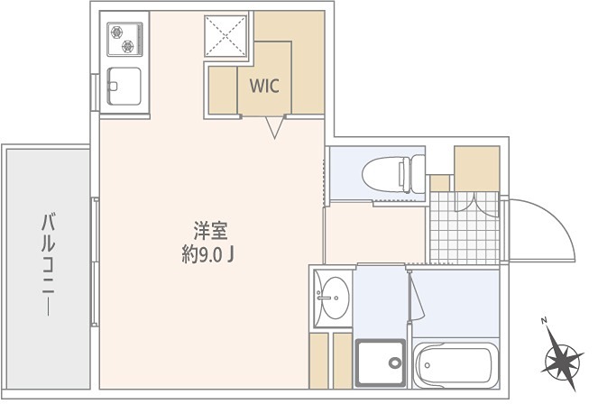 GranDuo下北沢VIII 205号室 間取り