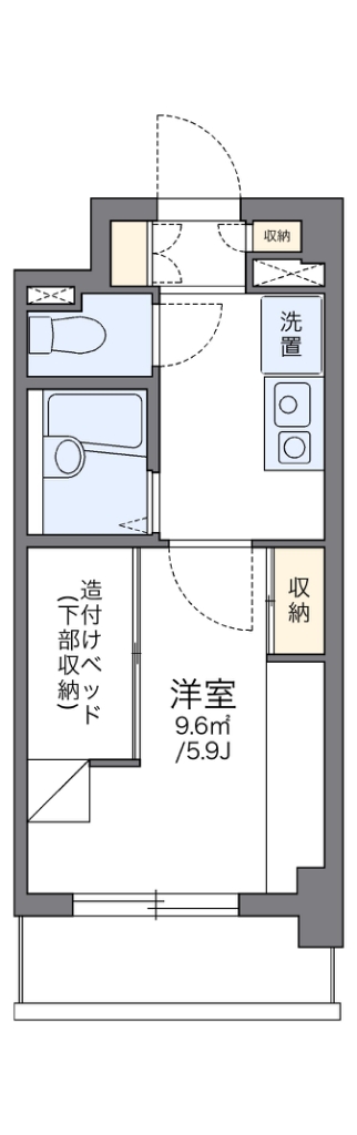 レオパレス宇田川町マンション 305号室 間取り