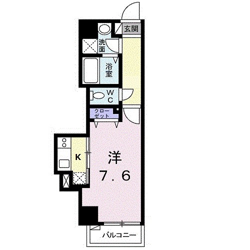 プレジール　シナガワ 304号室 間取り