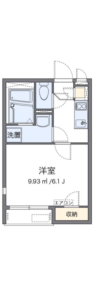 レオネクストＴ 203号室 間取り