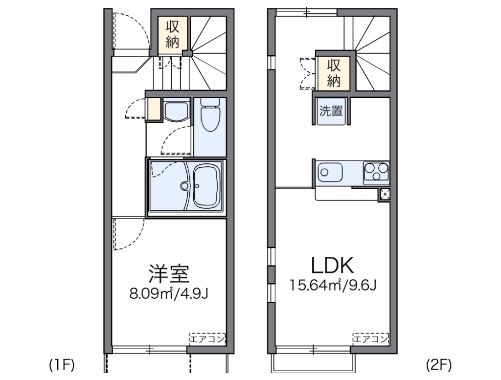 レオネクスト太陽 101号室 間取り