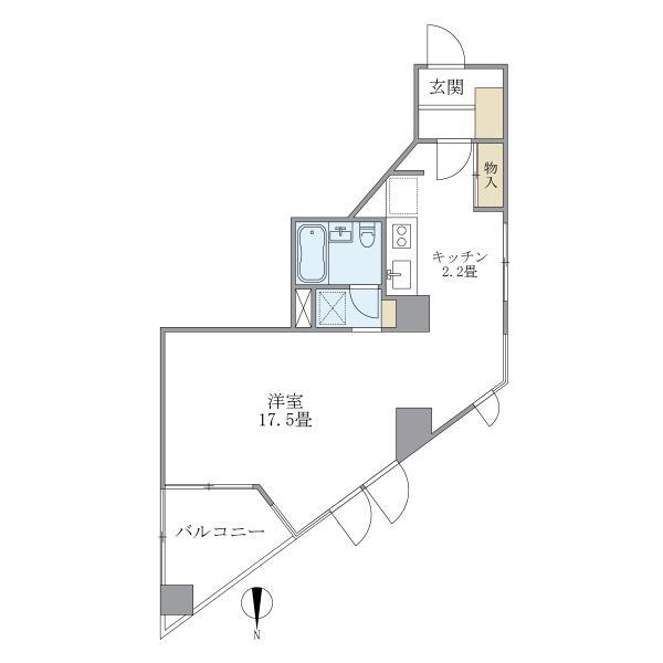 グランメール落合 405号室 間取り
