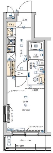 MAXIV代田橋 401号室 間取り