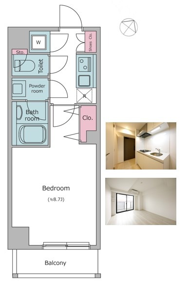 ドゥーエ西小山 0204号室 間取り